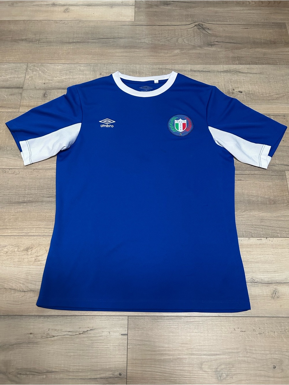 Umbro Royal Blue Soccer Shirt with White Trim